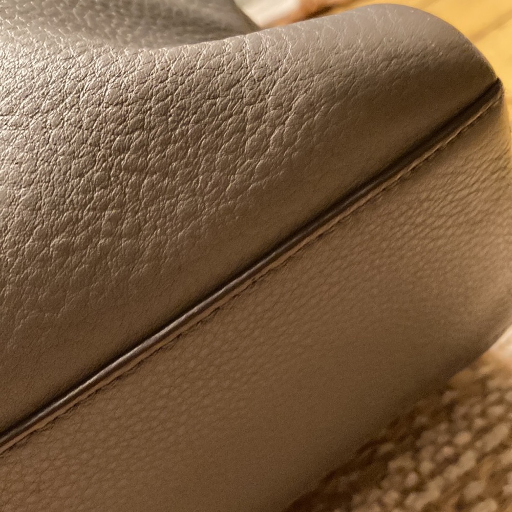 Gray genuine leather purse - Picture 10 of 12